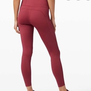 NWT lululemon Fast and Free high rise 25” pants